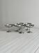 8 shiny stainless steel ice cream cups