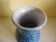 Vase style mosaïque signé ALB