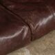 A 20thc italian brown leather sofa by gae aulenti for poltronova c.1962