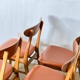 Six Farstrup model 210 dining chair (2 sets available)