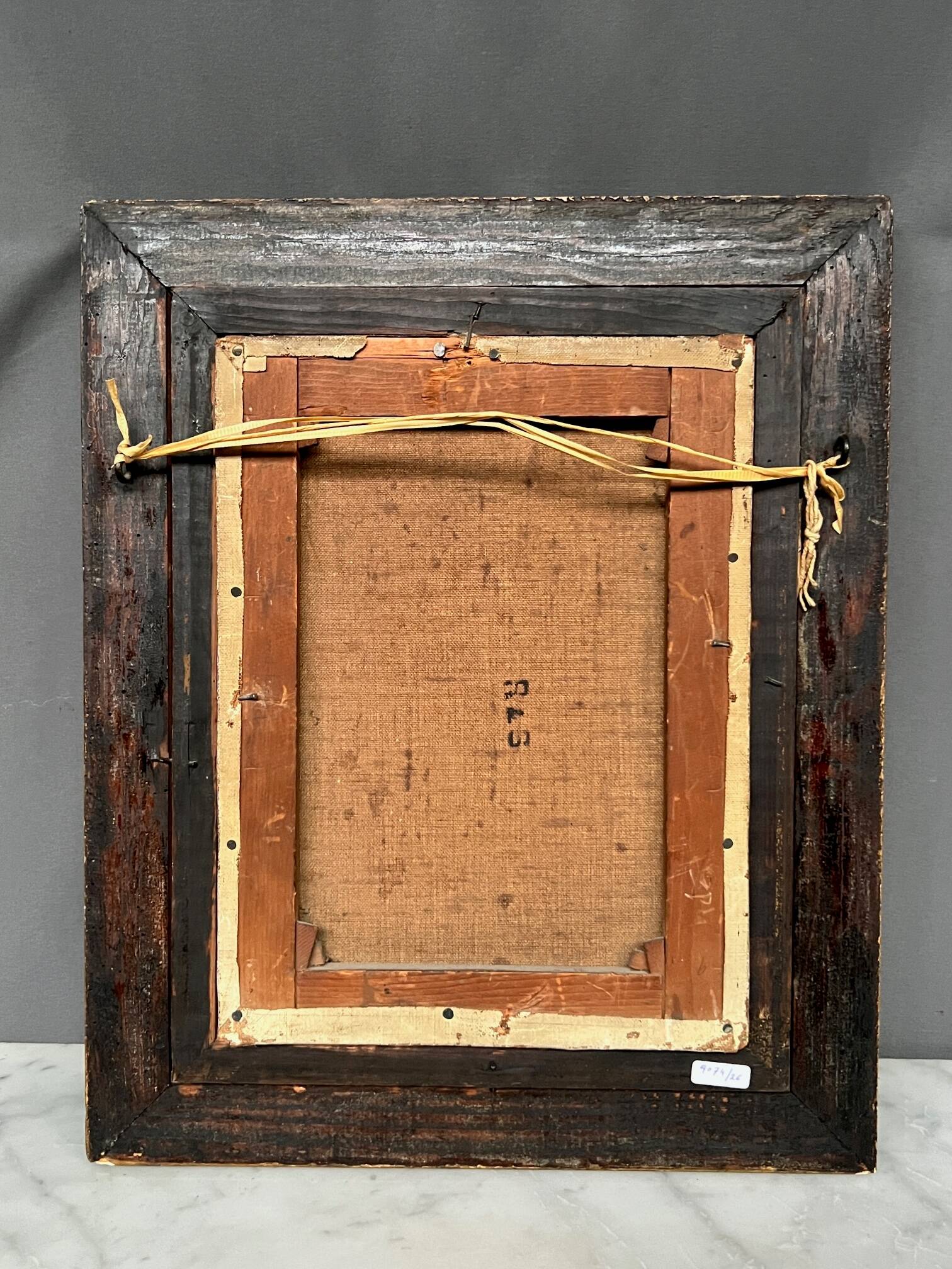 Painting "Ancient landscape". Oil on canvas.