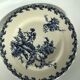 2 Flat plates Gien Chardons dark blue