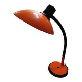 Orange and black aluminor desk lamp