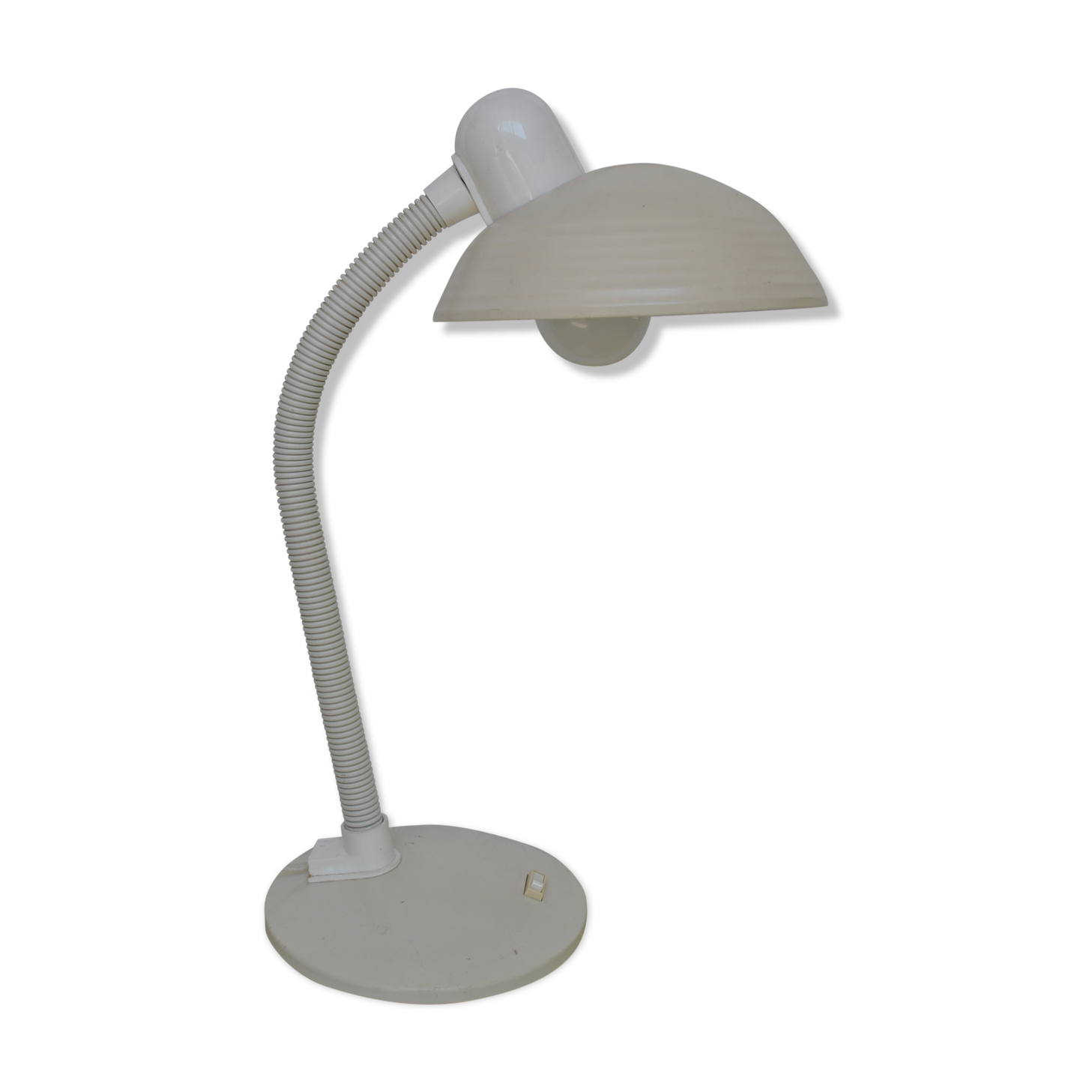 Vintage white Aluminor lamp