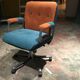 70's velvet office chair