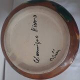 Vallauris ceramic vase signed Ricard