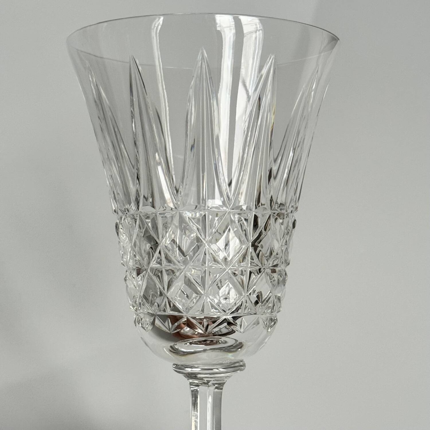6 Saint-Louis crystal water glasses | Tarn model | 1960s