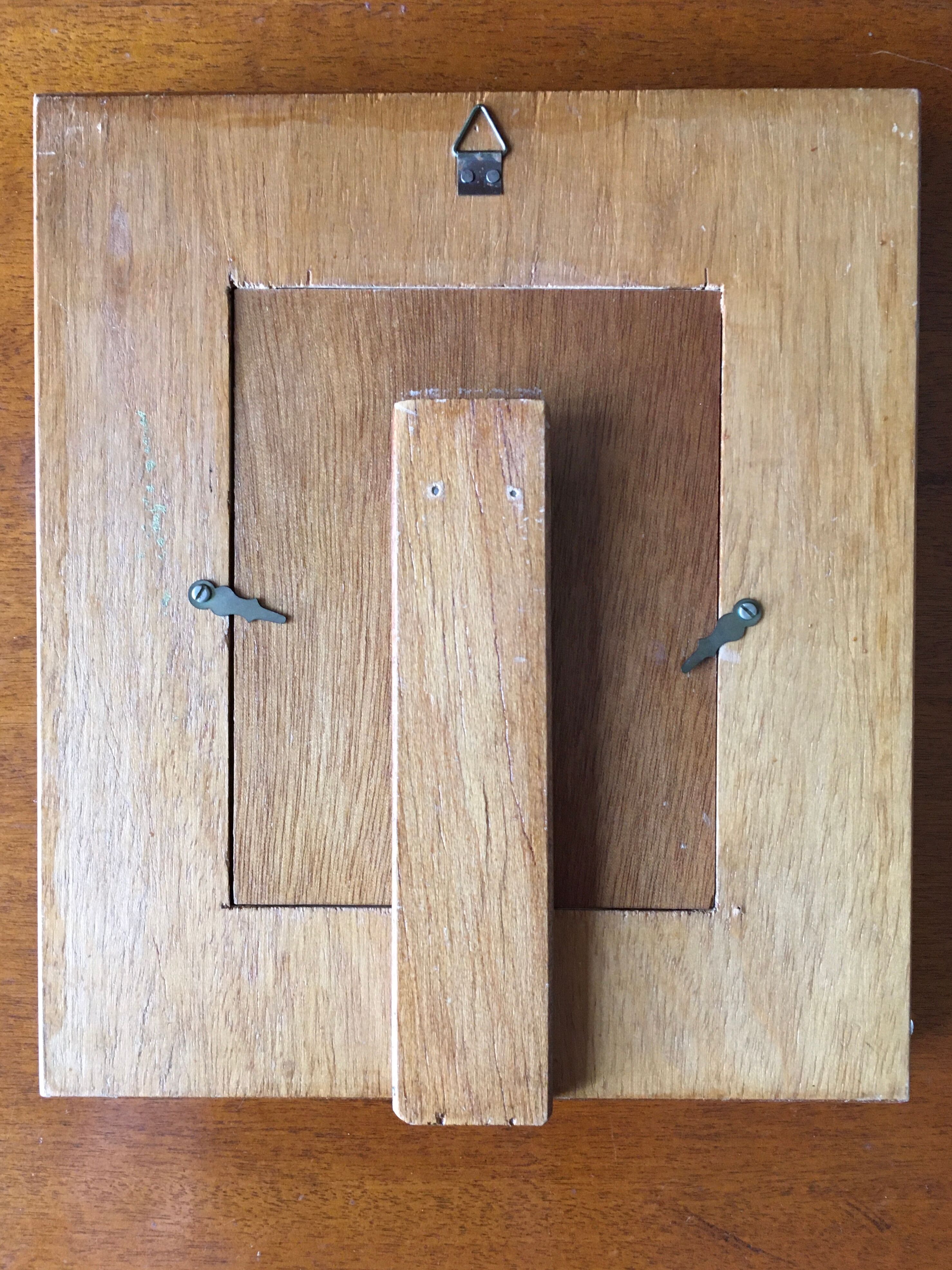 Vintage Murano mirror photo frame