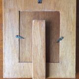 Vintage Murano mirror photo frame