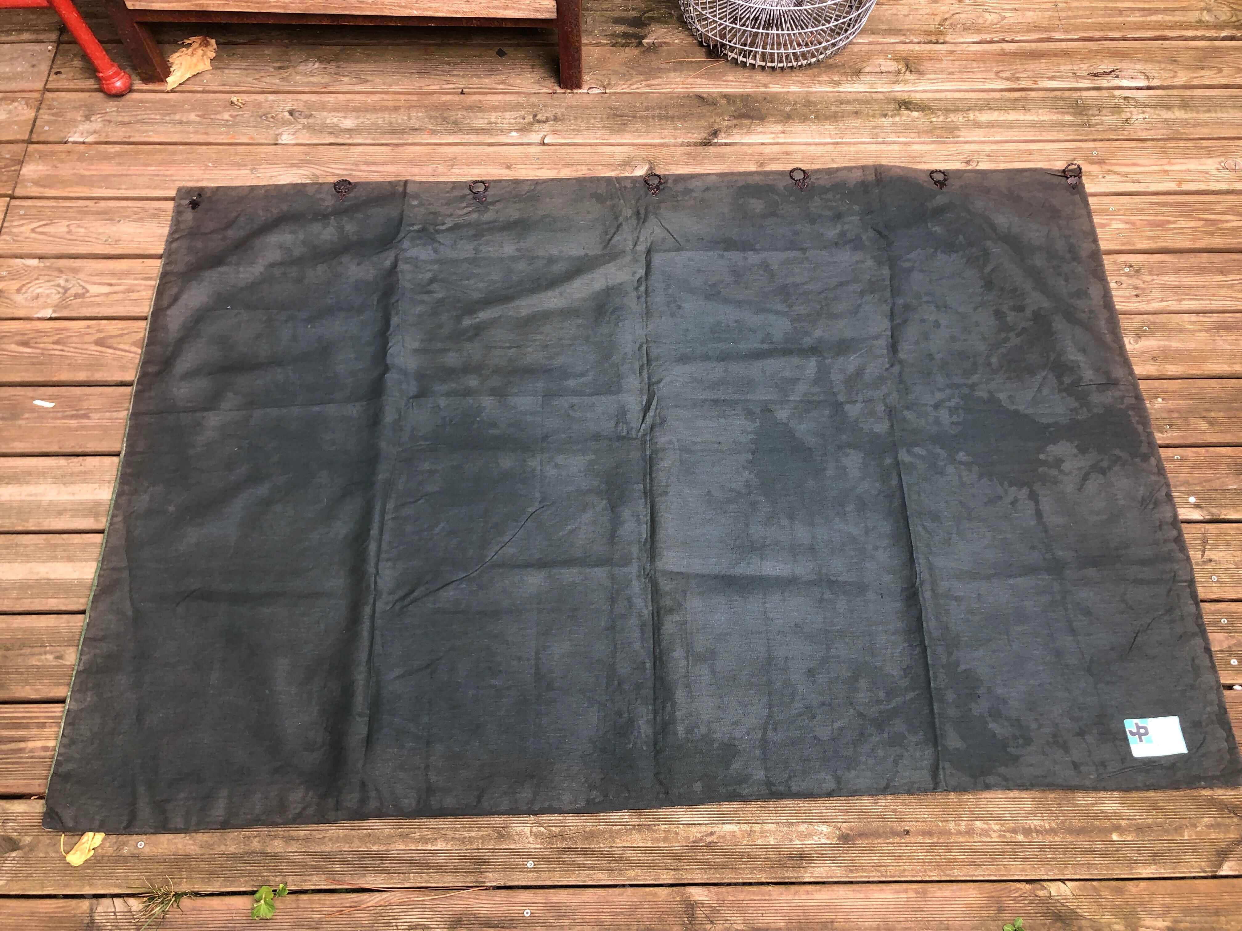 Old tapestry, medieval scene.