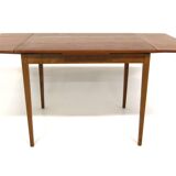 Teak "wallet" dining table, Edsbyverken, Sweden, 1960s