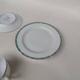 Three-piece Limoges porcelain set. By Bernardaud.