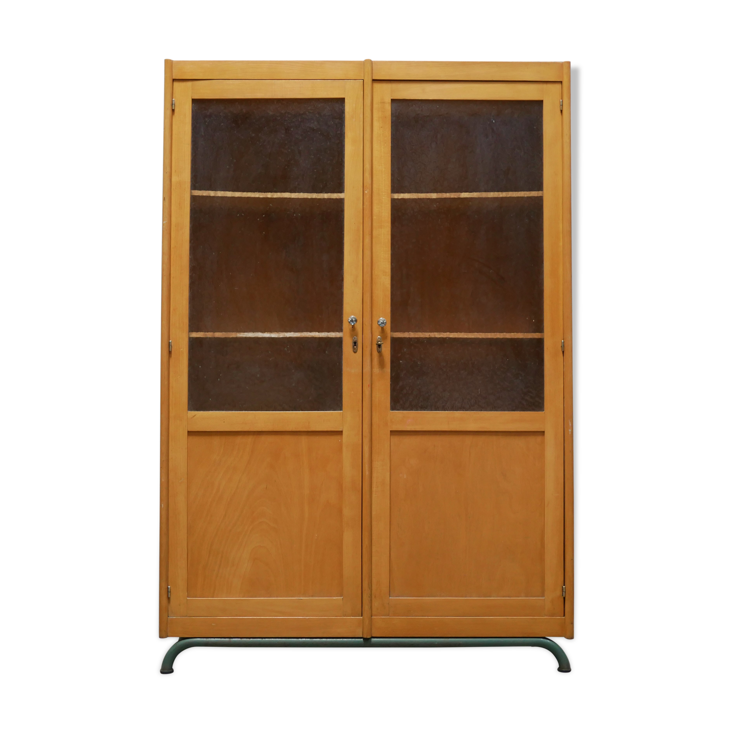 Vintage school library cabinet