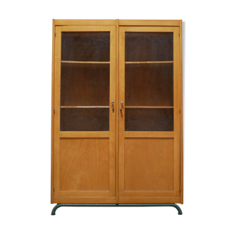 Vintage school library cabinet