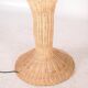 Paire de lampadaires en osier