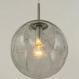 Large Murano ball pendant light by Doria, Germany, 1970s.
