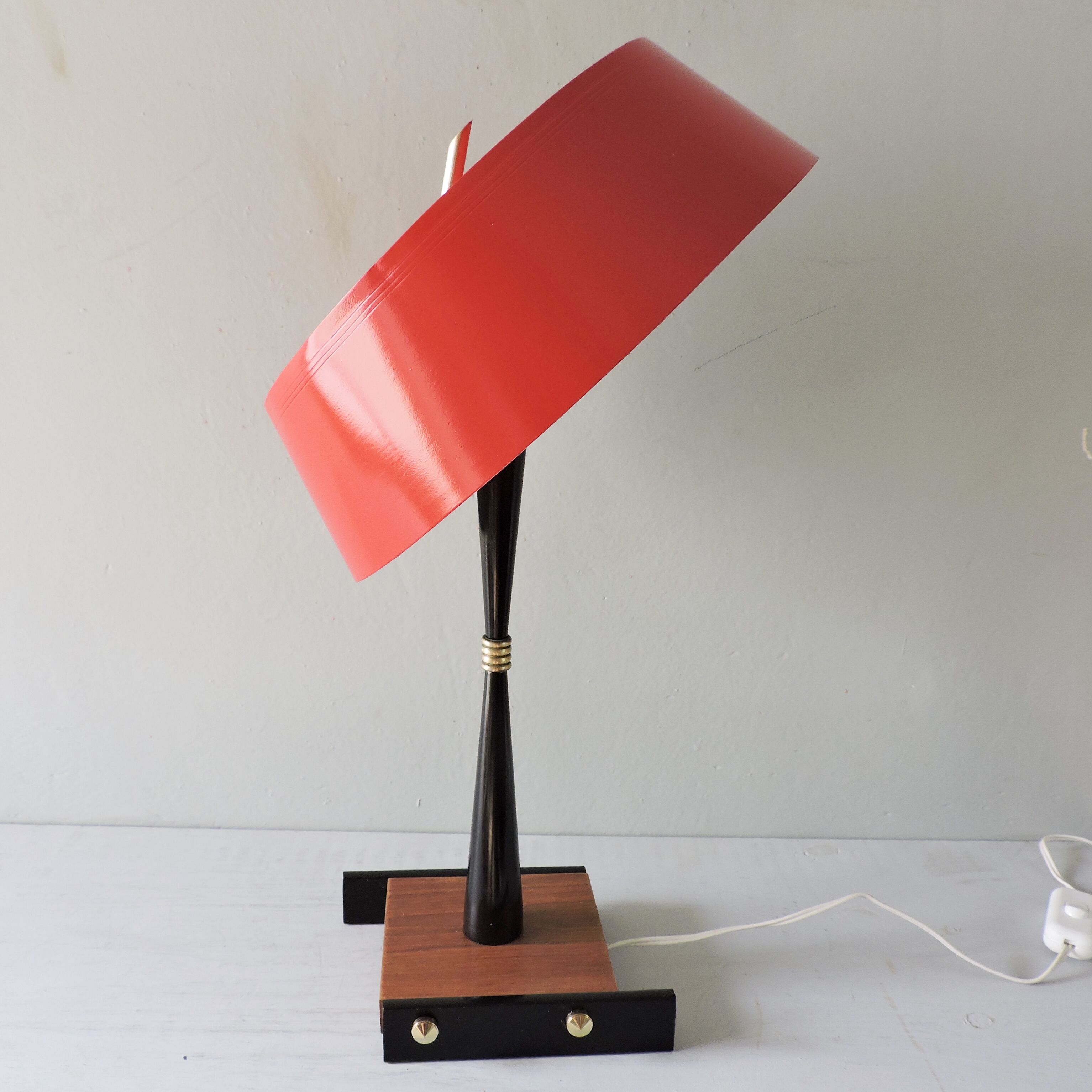 Lampe vintage Oscar Torlasco Italie années 50