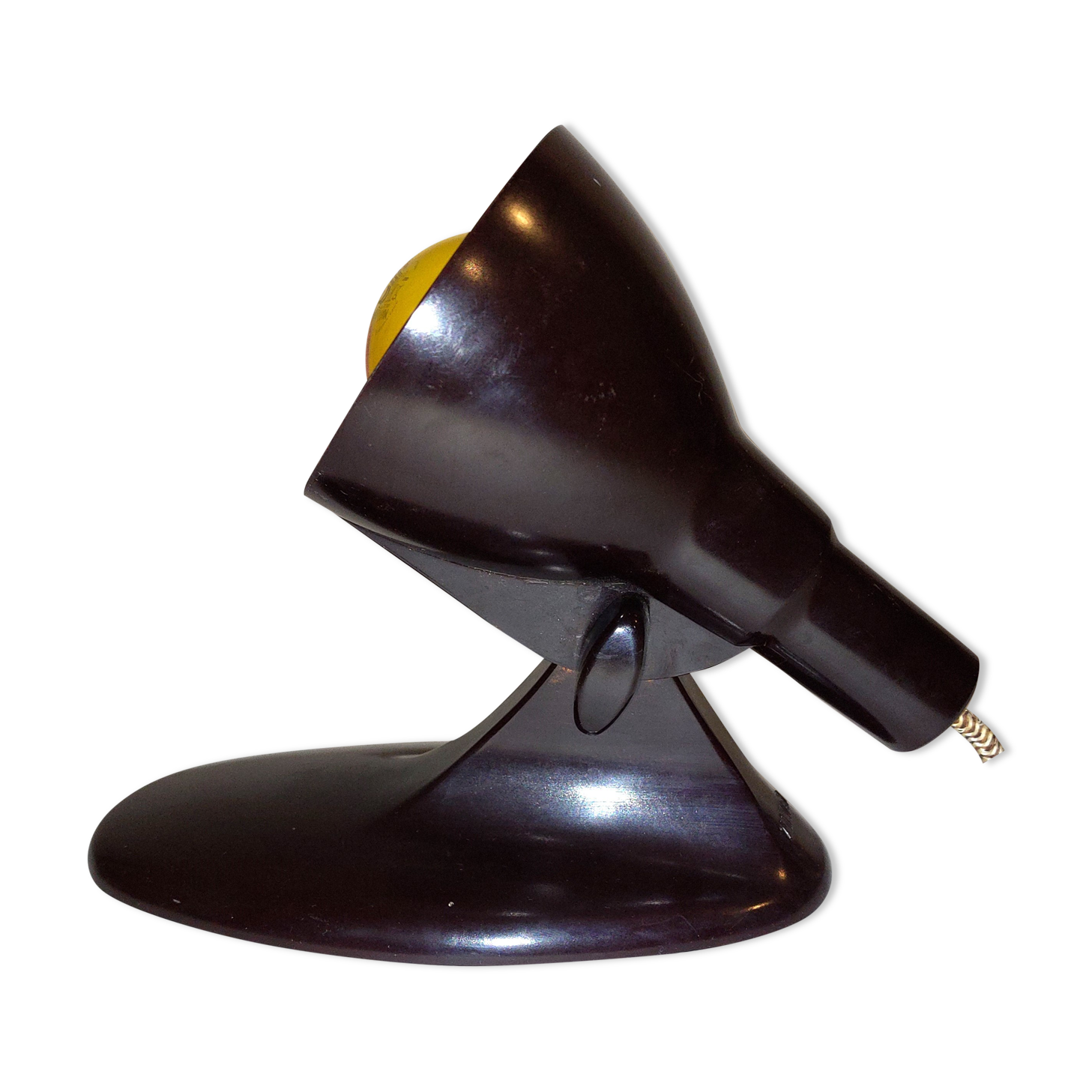 Art Deco swivel lamp in bakelite 1930