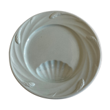 Set of 6 plates celadon de Sarreguemines 1950