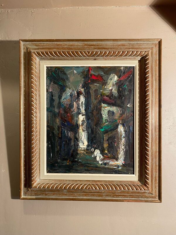 Tableau peinture signé Elemer Vagh Weinmann