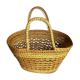 Basket two vintage soft wicker handles