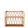 Wall shelf in rattan and wood veneer – 1950s/60s