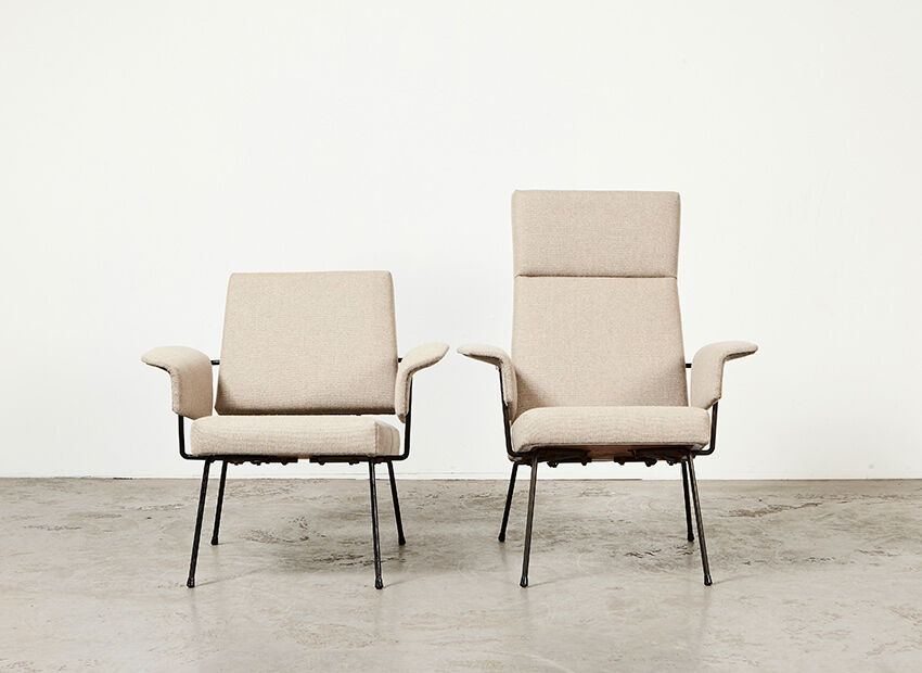 Pair of Lounge Chairs by Rudolf Wolf for Elsrijk 1950s