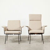 Pair of Lounge Chairs by Rudolf Wolf for Elsrijk 1950s
