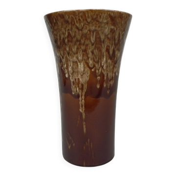 Vintage German vase with lava effect, 37 cm high, 1960s