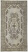Overdyed Wool Vintage Handmade Carved Rug 150 cm x 285 cm