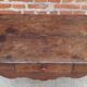 rustic Louis XV coffee table solid walnut 18th century