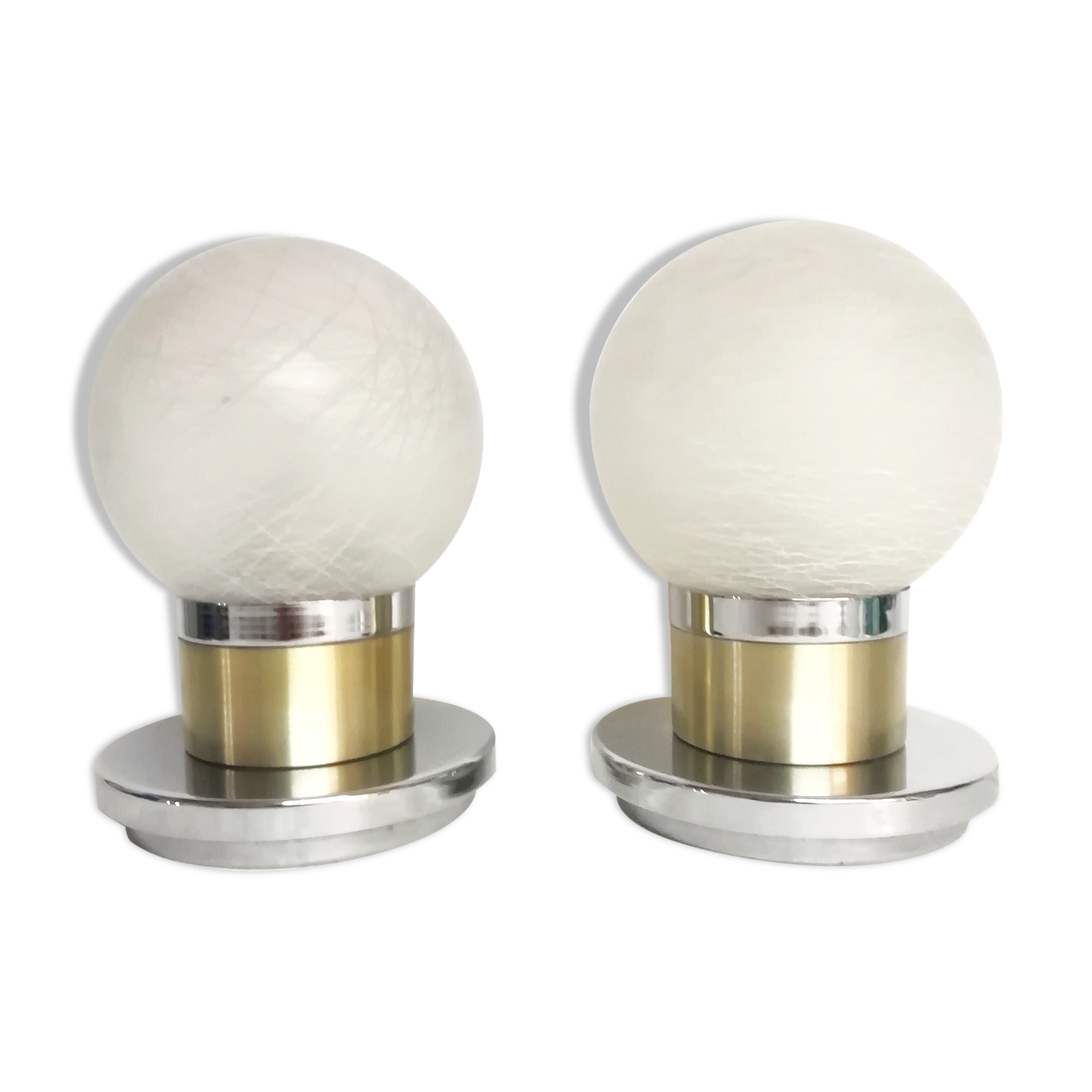 Pair of table lamps, 1970s