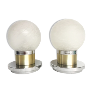 Paire de lampes de table,