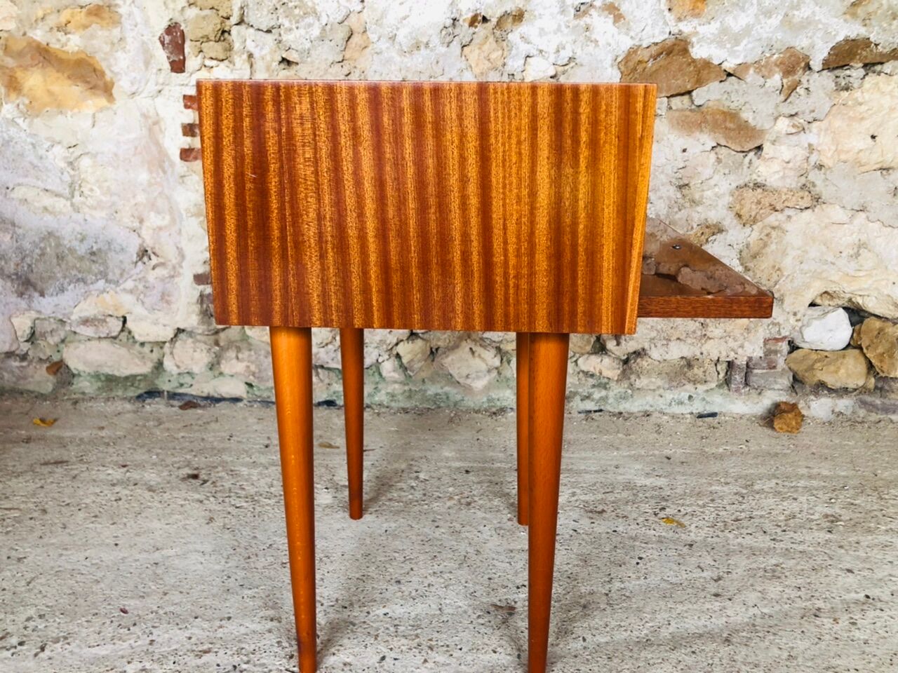 Vintage bedside, scandinavian style, circa 60