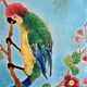 1920s musical underpants with Longwy enamels, parrot decoration
