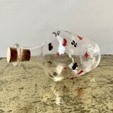 Vintage card game liquor service