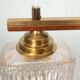Vintage glass suspension for dining table