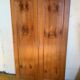 Paire de portes en merisier