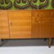 Vintage enfilade in teak veneer from the 60s/70s.
