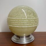 Ceiling light or glass lamp by Clichy Art Deco
