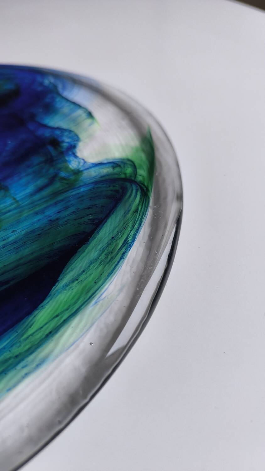 Dessous de plat en verre de Murano 1980
