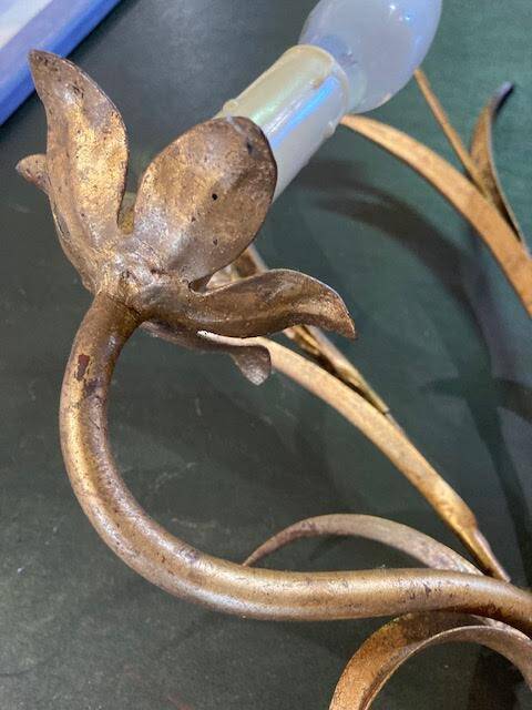 Ear of wheat wall light