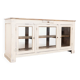 Ancien comptoir vitrine en bois peint – début XXe siècle