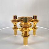 Gilded candle holders 4 candles, 70s