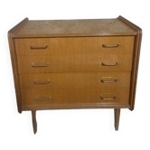 1950s oak chest of drawers