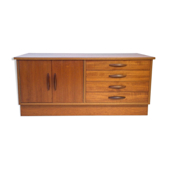 Meuble Hifi scandinave en teck, 1970