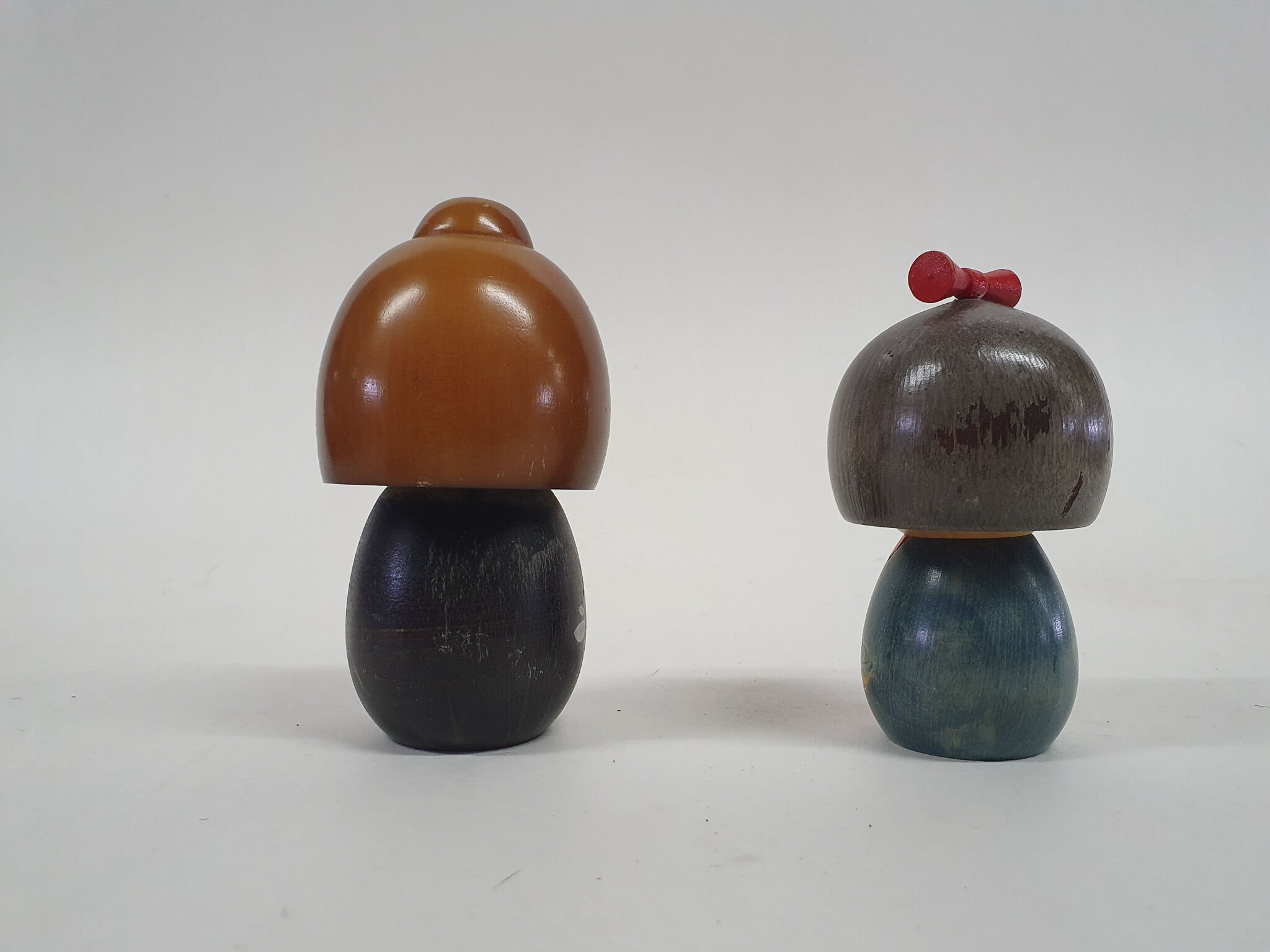 Set of two vintage Kokeshi dolls, Japan 1960's