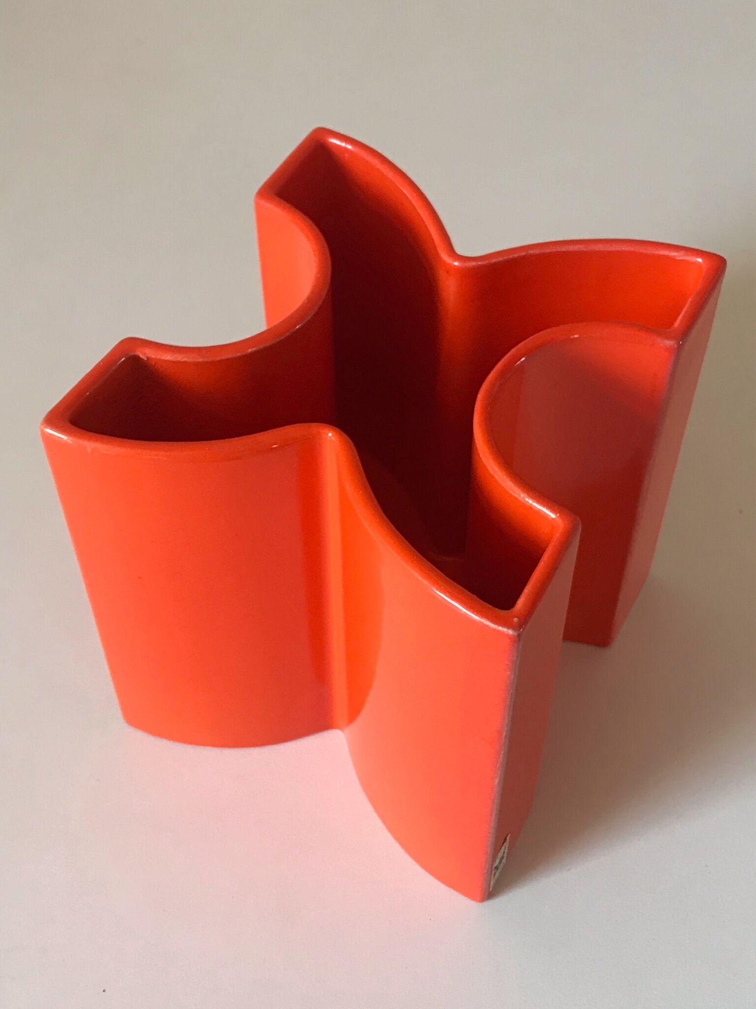 Vase en céramique française design années 70
