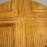 Vinatge rattan side table