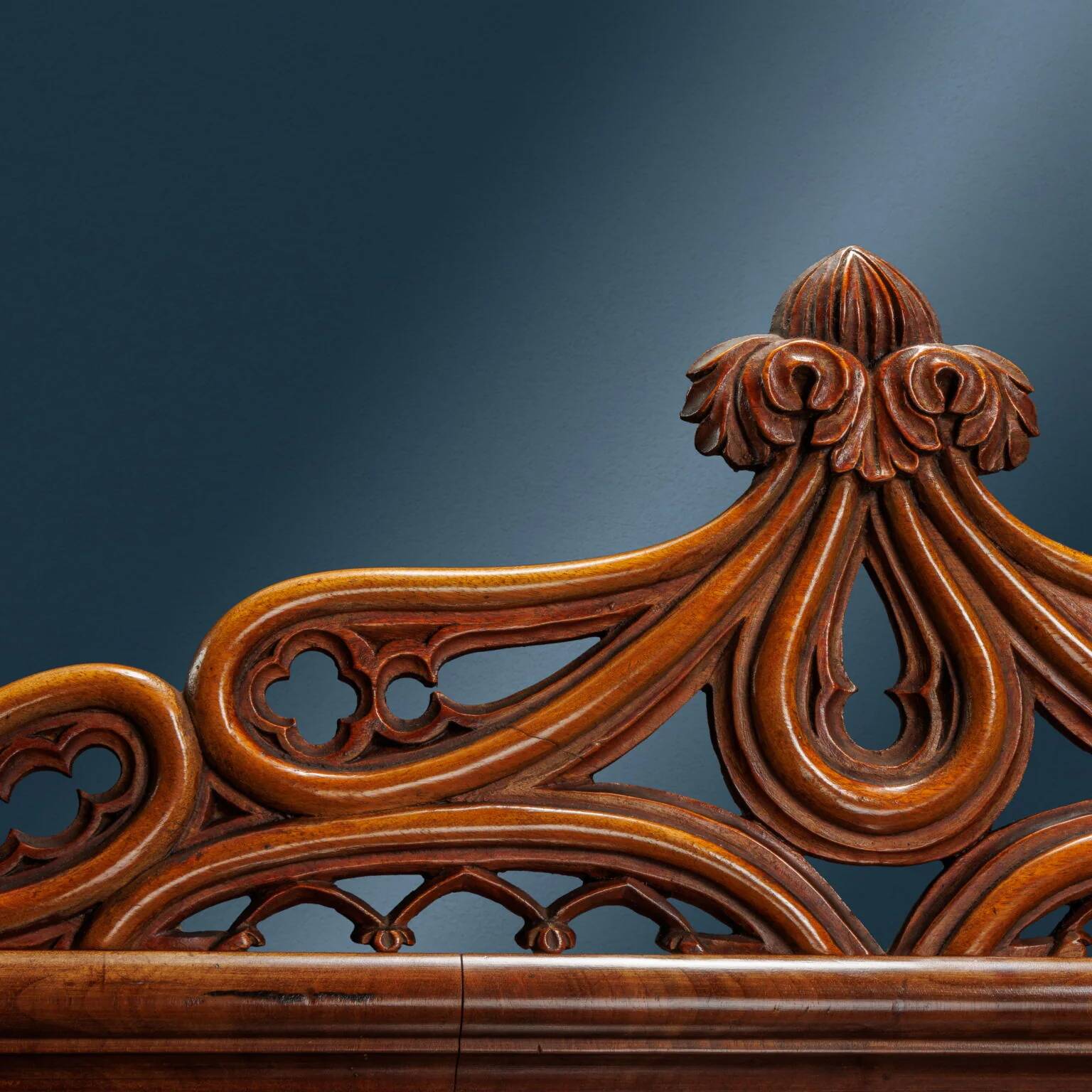 Ancient Piedmontese cabinet in wood, Italy, 19th century